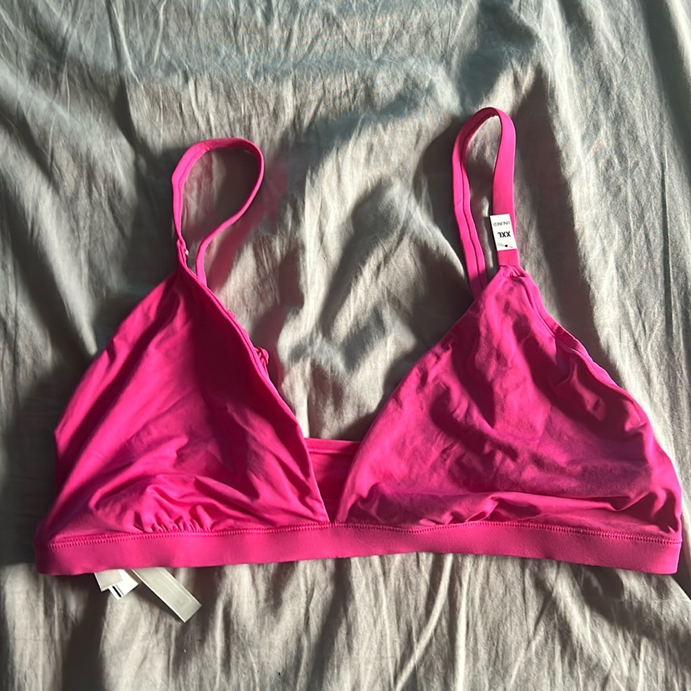 VS pink triangle bralette